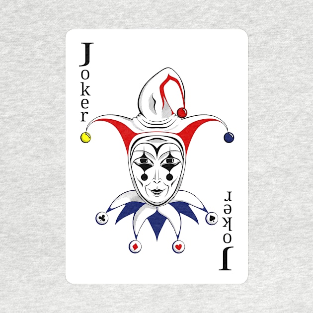 Joker Playing Card by vladocar